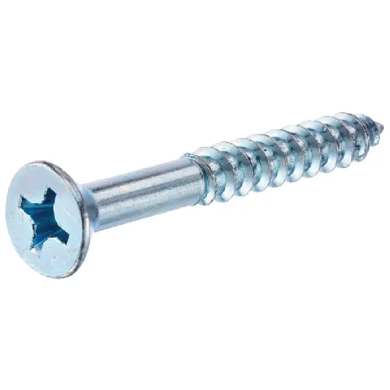 HILLMAN 40150 Screw 1-1/4 in L Flat Head Phillips Drive Steel Zinc-Plated 100 PK