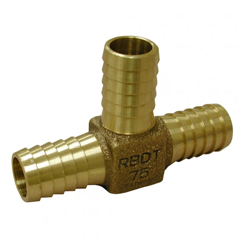JONES STEPHENS CORP I13021LF 3/4 Brass Insert Tee - Lead Free