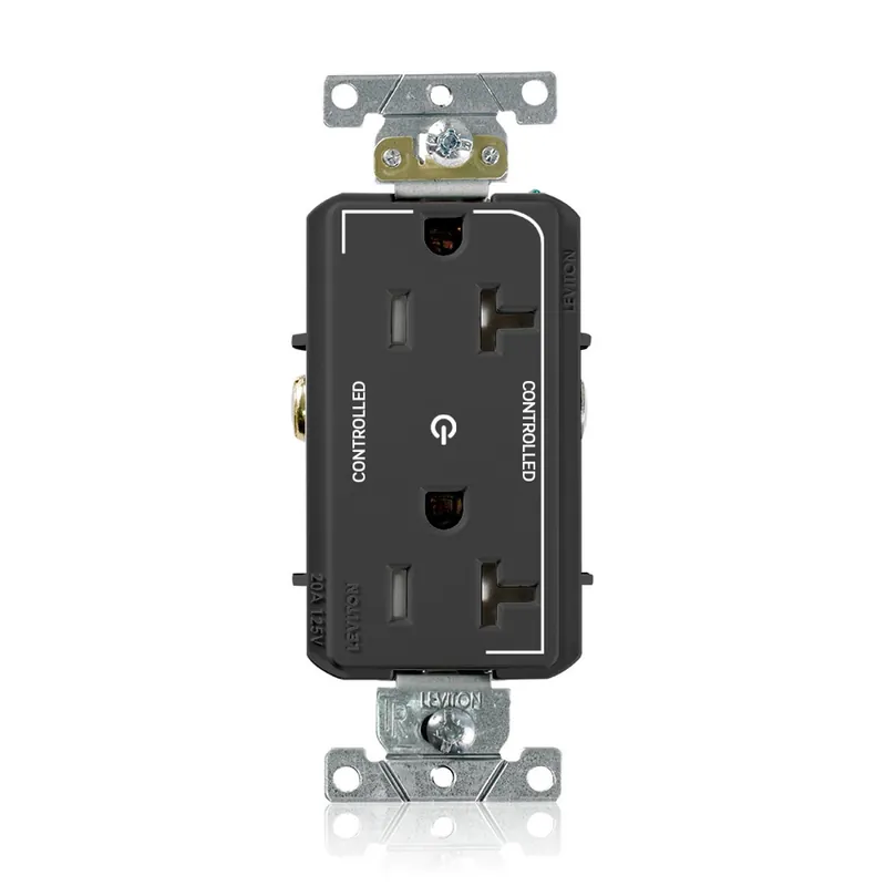 Leviton TDR20-S2E Tamper Resistant Duplex Receptacle 20A-125V NEMA 5-20R