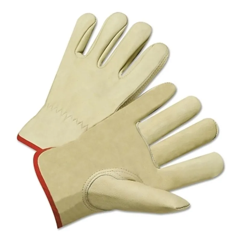 Anchor Brand 101-4015M Standard Grain Cowhide Leather Driver Gloves Medium