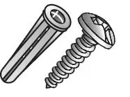 Minerallac 39821 Cully #10 Anchor Kit Jar Slot/Phil
