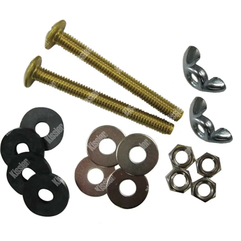 Kissler 68-7321 Heavy Duty Solid Brass Toilet Tank to Bowl Bolt Set