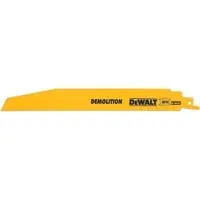 DeWalt DWA4188B Recip Blades 8 14TPI Demolition Bi-Metal Reciprocating Saw Blade DWA4188B