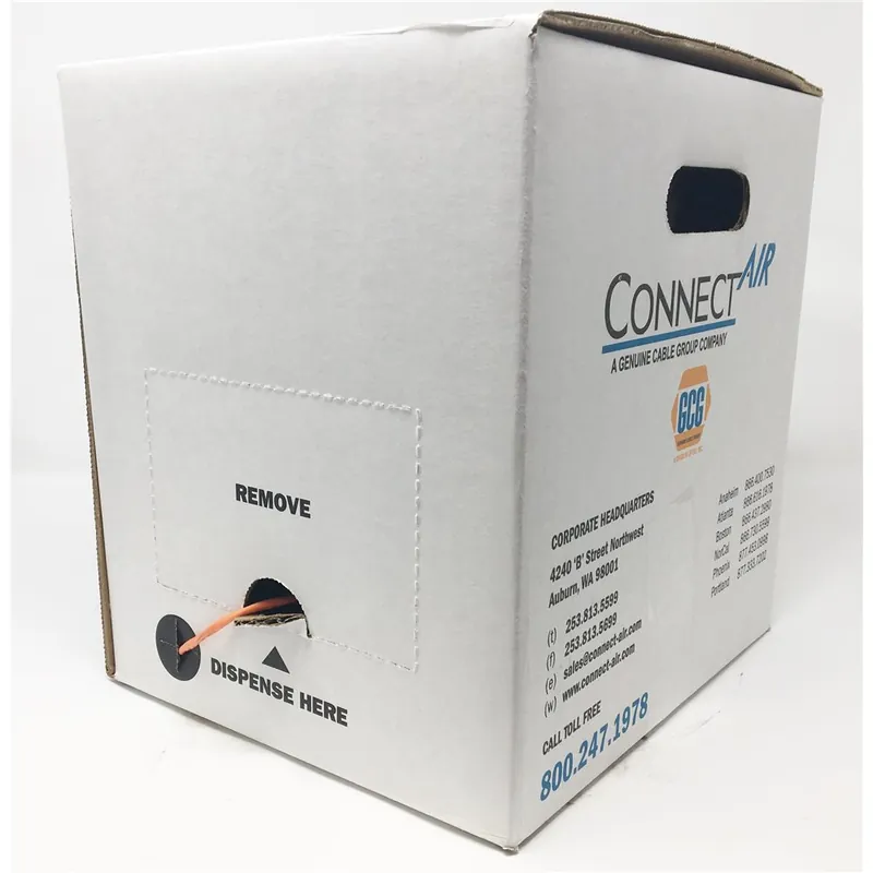 Connect-Air W221P-2003ORRB1 22/1p Shielded BACnet Plenum Orange 1000