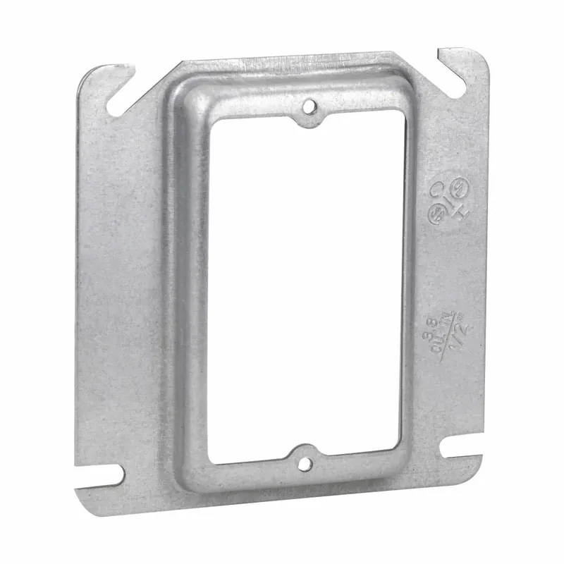 Crouse-Hinds TP489 Square Mud Ring 1-Device 5/8 Raised 4 In