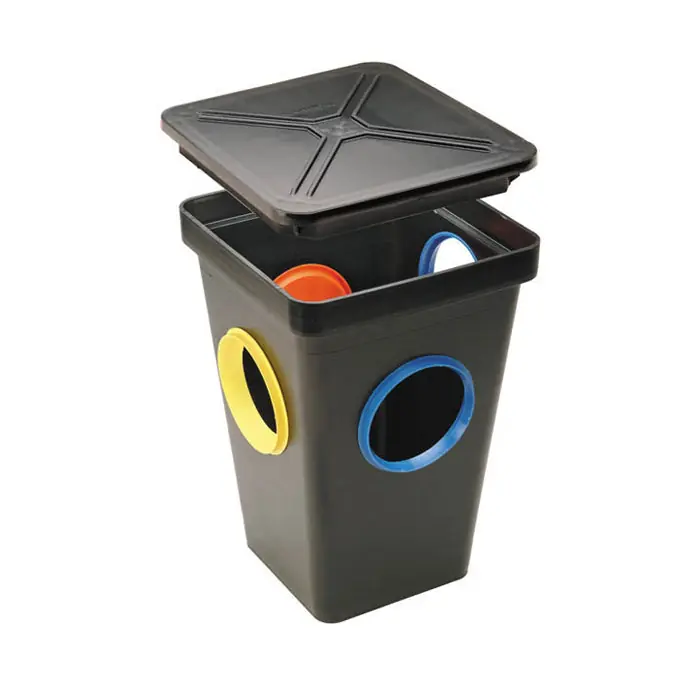 Tuf-Tite 4HD2 4-Hole Distribution Box W/Lid 11X11 Top X 15-1/2 High