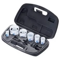 Ideal Industries 36-500 Hole Saw Kit, 8-Piece Bi-Metal with Arbors