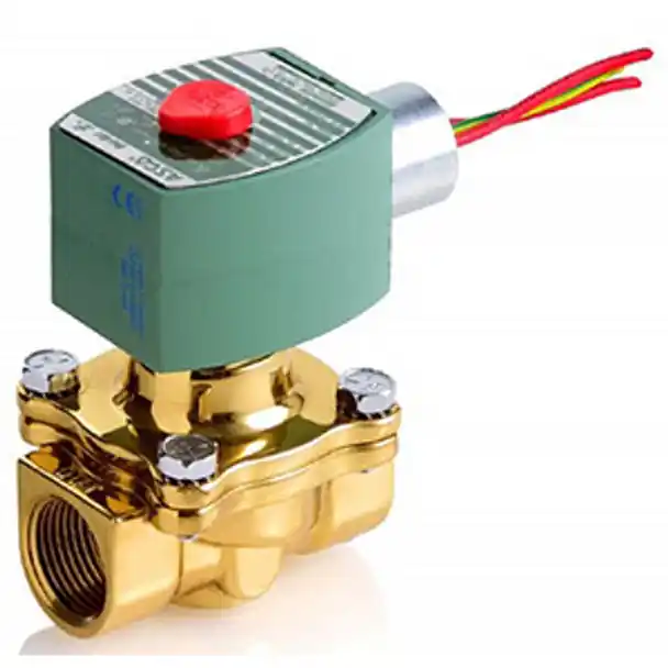 ASCO 8210G009MO Solenoid Valve 8210 2-Way Brass 3/4 Inch NPT Normally Closed 120AC