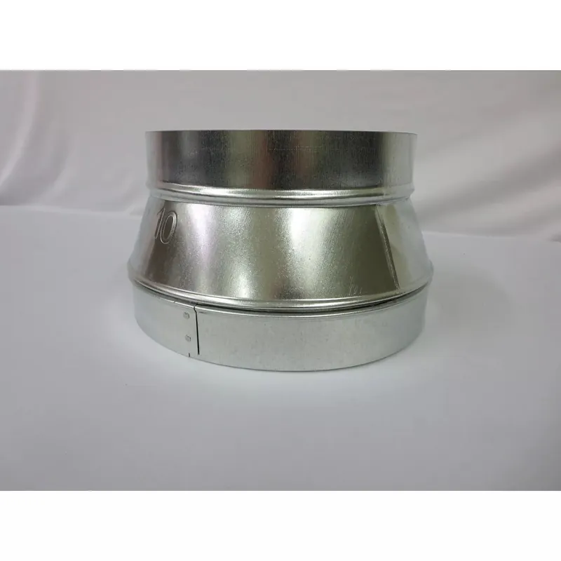 Crown Products 26596 Tapered Reducer 9 Inches to 6 Inches Galvanized Steel