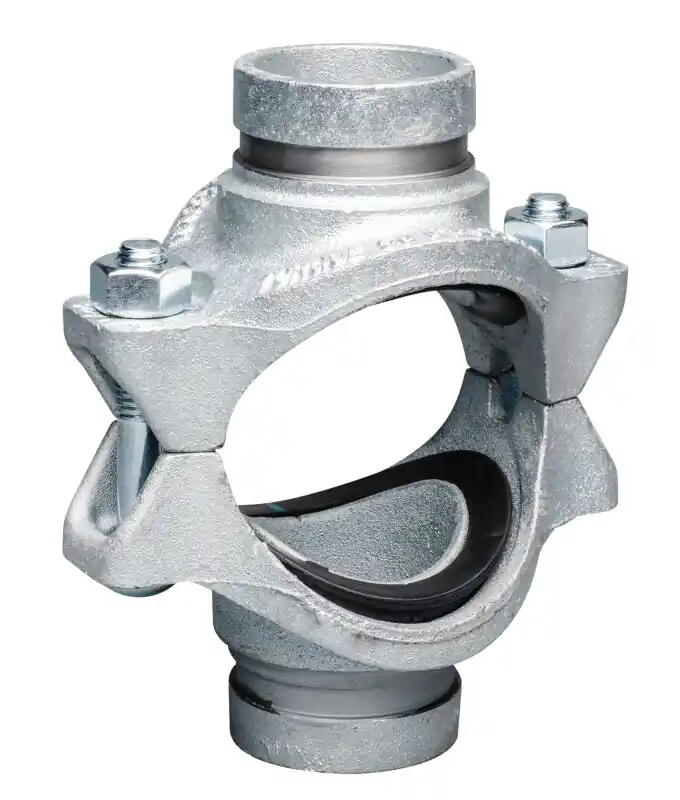 Victaulic CB6492NGE0 Tee 2 inches Galvanized 1-1/4 Fem Hole Size