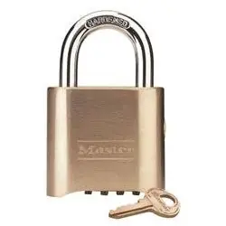 Master Lock 176KAP150 Combination Padlock Keyed Alike Resettable 2 Width