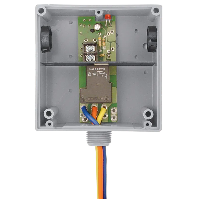 Functional RIBT24B Enclosed Relay Hi/Low 20Amp SPDT 24Vac/dc