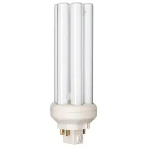 Signify PL-T32W835A4P1CT5X10BOXALTO PL-T Compact Fluorescent Lamp Triple 4-Pin Amalgam GX24q-3 Base 32W 3500K