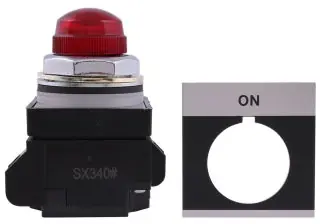 General Electric CR104PBG10R1 Non-Illuminated Pushbutton Standard Flush