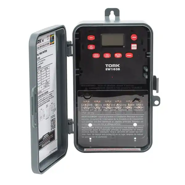 NSI EW103B Time Switch 120 to 277 VAC 7 Day DPST Digital