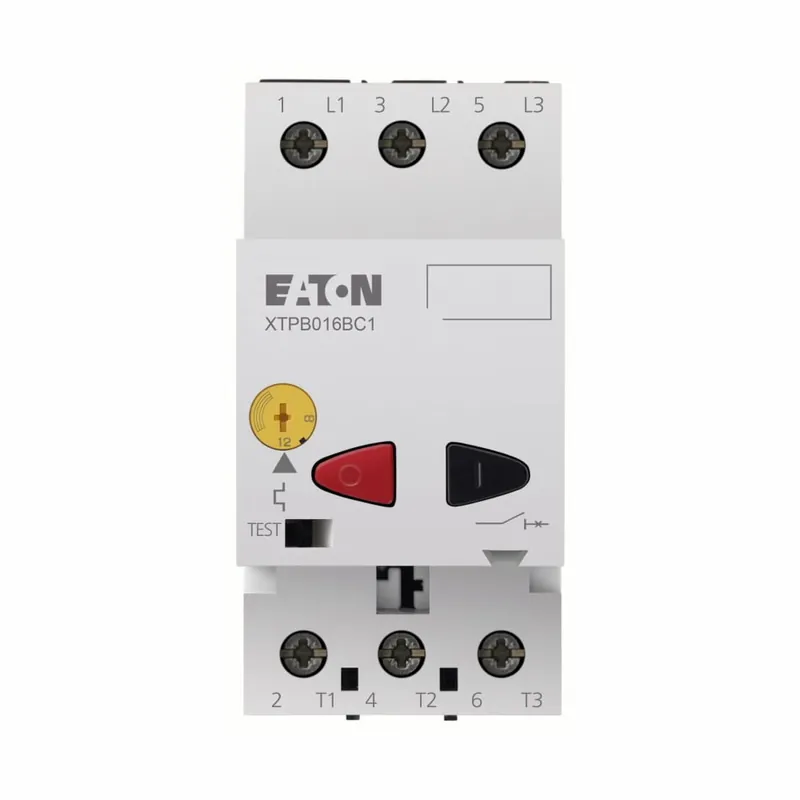 Eaton XTPB016BC1 IEC Motor Control UL 489 Industrial Miniature Circuit Breakers - Supplementary Protector, 20A, 5-10X n trip, Two-pole, Standard terminals