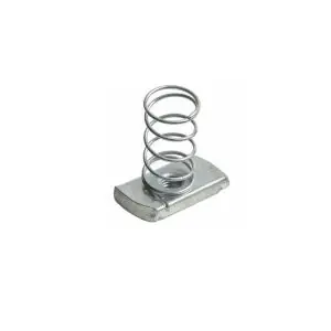 EverFlow NSCH-Z12 1/2 Long Spring Channel Nut Plated Zinc 50 Pack