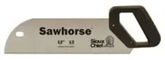 Tomahawk 300-12 12, 13 TPI, Hardened Steel Blade, Multi-Purpose Hand Saw with Plastic Teeth Protector
