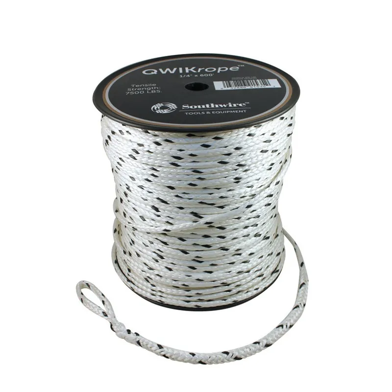 Southwire 58305701 QWIKrope 9/16-Inch x 600ft Dual Pulling Eyes