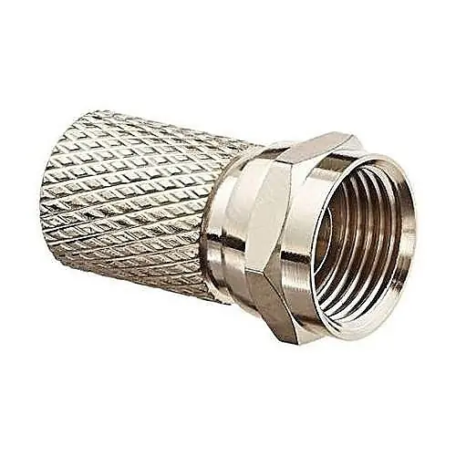 Weltron 44-056S Twist-On F Connector, For use with RG6/U Coaxial Cable