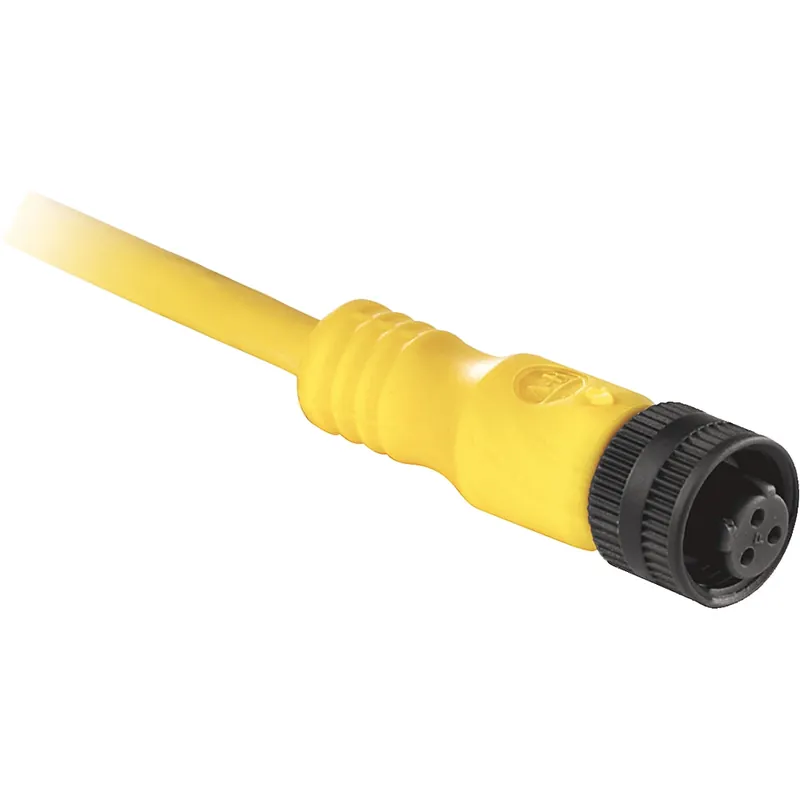 Rockwell Automation 889R-F3ECA-2 AC Micro Dual Key Female Straight 3-Pin 889 Cordsets and Patchcords