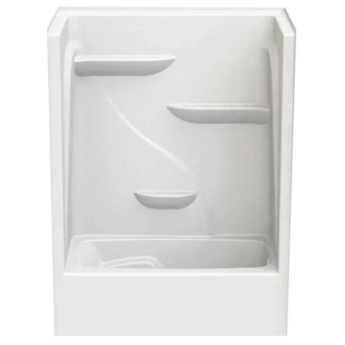 Aquatic E260R-WH Tub Shower 1-Piece Smooth E260R-WH