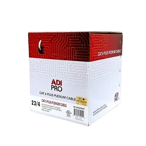 ADI PRO 0E-CAT6PWHP CAT6+ Plenum Cable 1000'