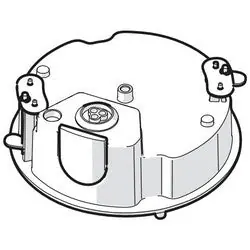 Pelco IMMBB0-EI In-Ceiling Mounting Back Box Environmental Vandal Gray