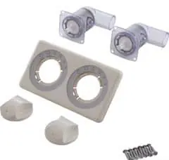 Jacuzzi 8241940 Bezel JWB 2 Button White