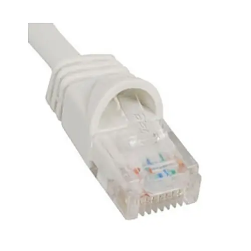 ICC ICPCSJ05WH Ultra Slim CAT5(e) 24/4 Pair Cable, Stranded BC, CMG, FT4, 5' White