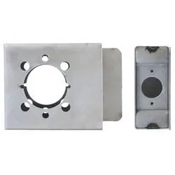 KEEDEX K-BXRHO Weldable Box Cylindrical 4-3/4 Width x 1-3/4 Depth x 4-1/8 Height 14 Gauge Steel For Schlage Series