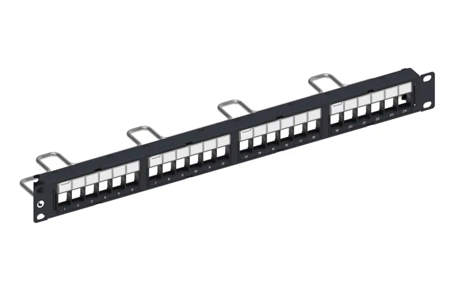 COMMSCOPE ENTERPRISE SOLUTIONS 760237040 Discrete Distribution Module Panel SL UTP 1U 24 Port