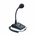 SPECO TECHNOLOGIES MHL5S Adjustable Gooseneck Tabletop Microphone
