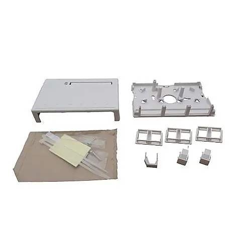 Dynacom 10600-SB6-WH Surface Mounting Box, 6-Port, White