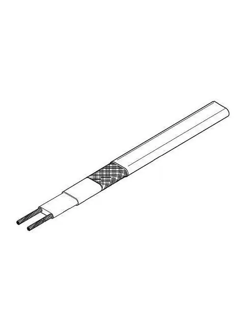 Raychem 647494-000 5XL1-CR-MR 120V Heating Cable Modified Polyolefin Jacket Over Copper Braid