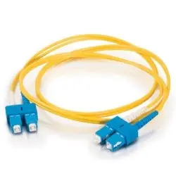 Quiktron 810-447-006 Fiber Jumper Cable 2m SC to SC Single-Mode