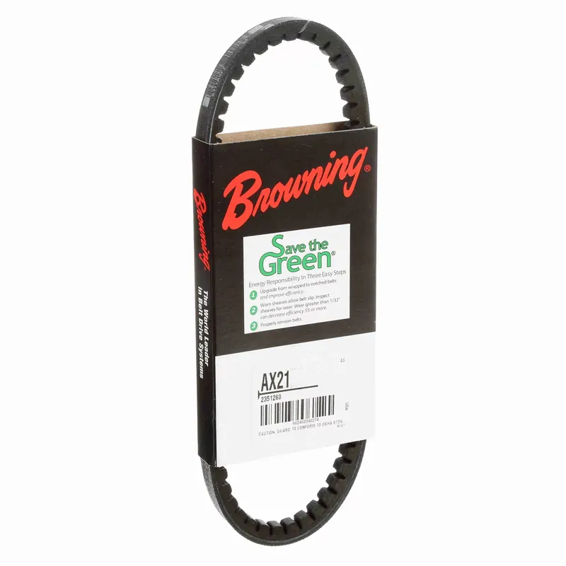 Browning 2351260 AX21 Gripnotch Belt Cogged V-Belt (Single Pack)