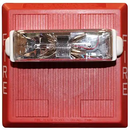 Eaton MTWP-2475W-FR Horn Strobe Weatherproof 24V Red