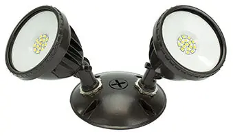 American Lighting ALV3-2H-DB AML Double Head COB Flood LT 120V 3000K 24W CULUS DK BRZ