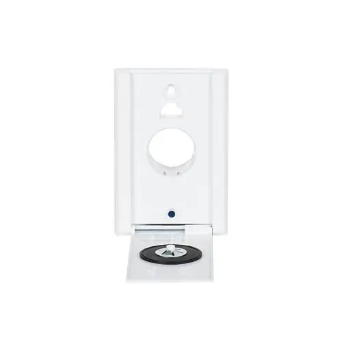 SMART 195156 ElectraValve E-Box Central Vacuum Inlet Faceplate White