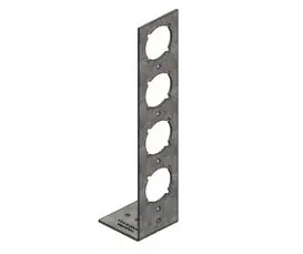 Sharkbite 709-EXT Galvanized L Bracket With Keyed Holes