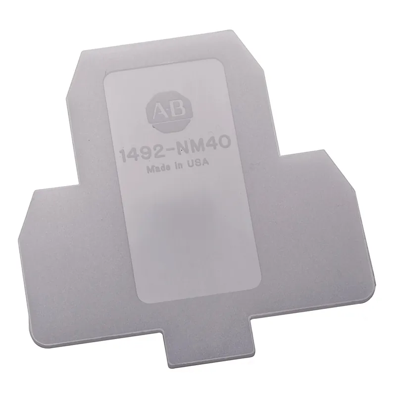Rockwell Automation 1492-NM40 End Barrier for Double Circuit Blocks Pkg. Qty. of 50