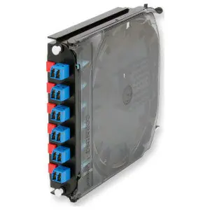 Corning CCH-CS12-AE-P00RE CCH Splice Cassette 12 Fiber LC-Duplex OS2 250 um