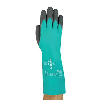 Ansell 58-735-110 AlphaTec Cut and Chemical Resistant Glove Size 11 Green