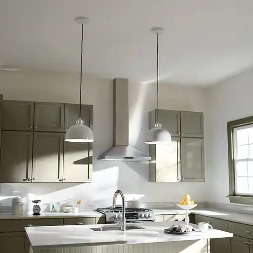 Kichler 52152WH Zailey 1 Light Pendant 100 Watt (11.5 Inch) Replacement MPN