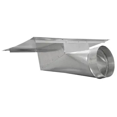Cody Company 279886 90 Deg Register Boot With Rail Plate 6 in