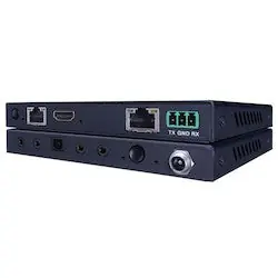 Vanco EVEXHDARC HDBaseT Slim Extender 4k/60hz 230ft/70m 1080p 495ft/150m HDCP 2.2 Ethernet Bi-directional IR PoC With ARC