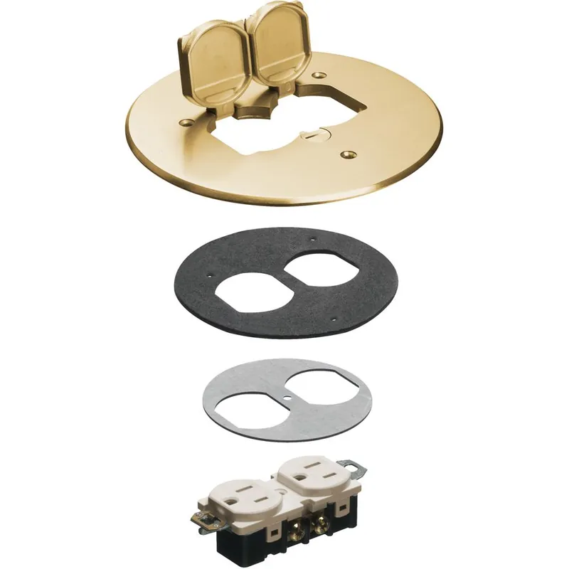 Arlington FLB6230MB Floor Box Cover Kit 6 in Diameter