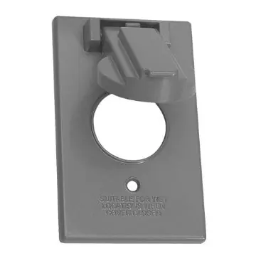 Appleton WVS1 Self-Closing Weatherproof Box Cover 4.53 in x 4.53 in