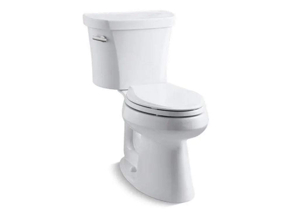 KOHLER 3949-UT-0 Wellworth 1.28 gpf Elongated Two Piece Toilet